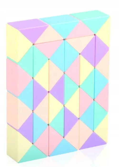 UKŁADANKA LOGICZNA MAGIC SNAKE KOLOROWY MAGICZNY WĄŻ 48 EL Marka Dromader