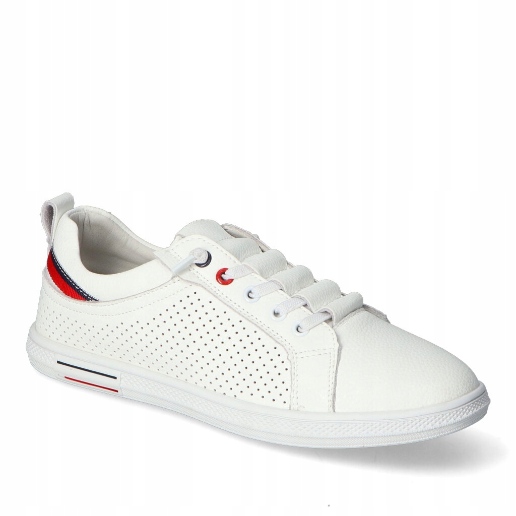 Tenisky Goodin GD-XF-176 Bílé/Námořnická Modrá/Červené 39