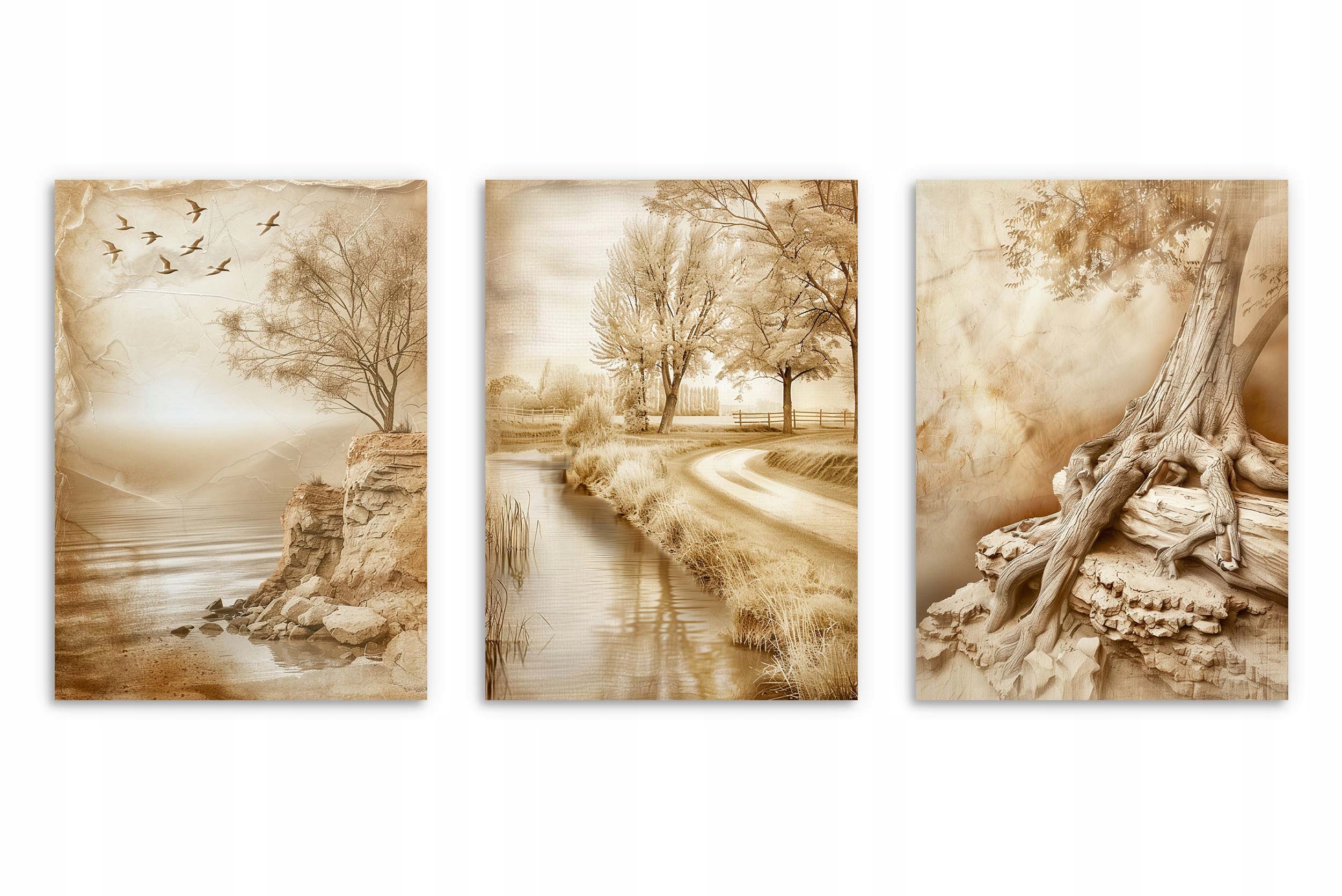 Plakát na zeď plakáty příroda v boho stylu na zeď 3x 50x70c