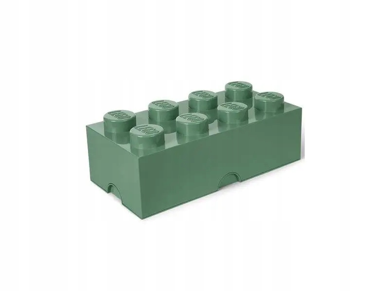 Kontajner Lego Storage Brick 8 tmavě zelený