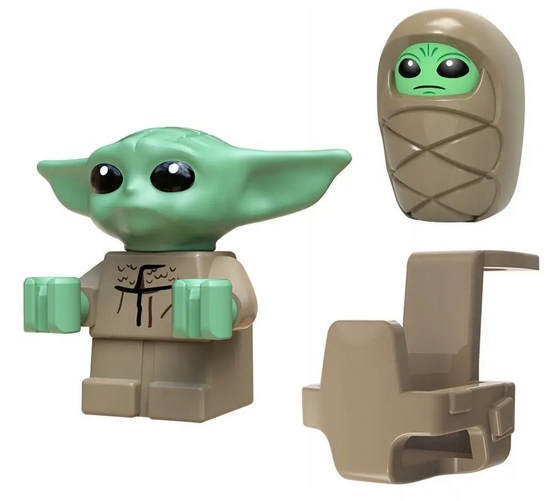 GROGU MAŁY MINIFIGURKA KLOCKI GWIEZDNE WOJNY