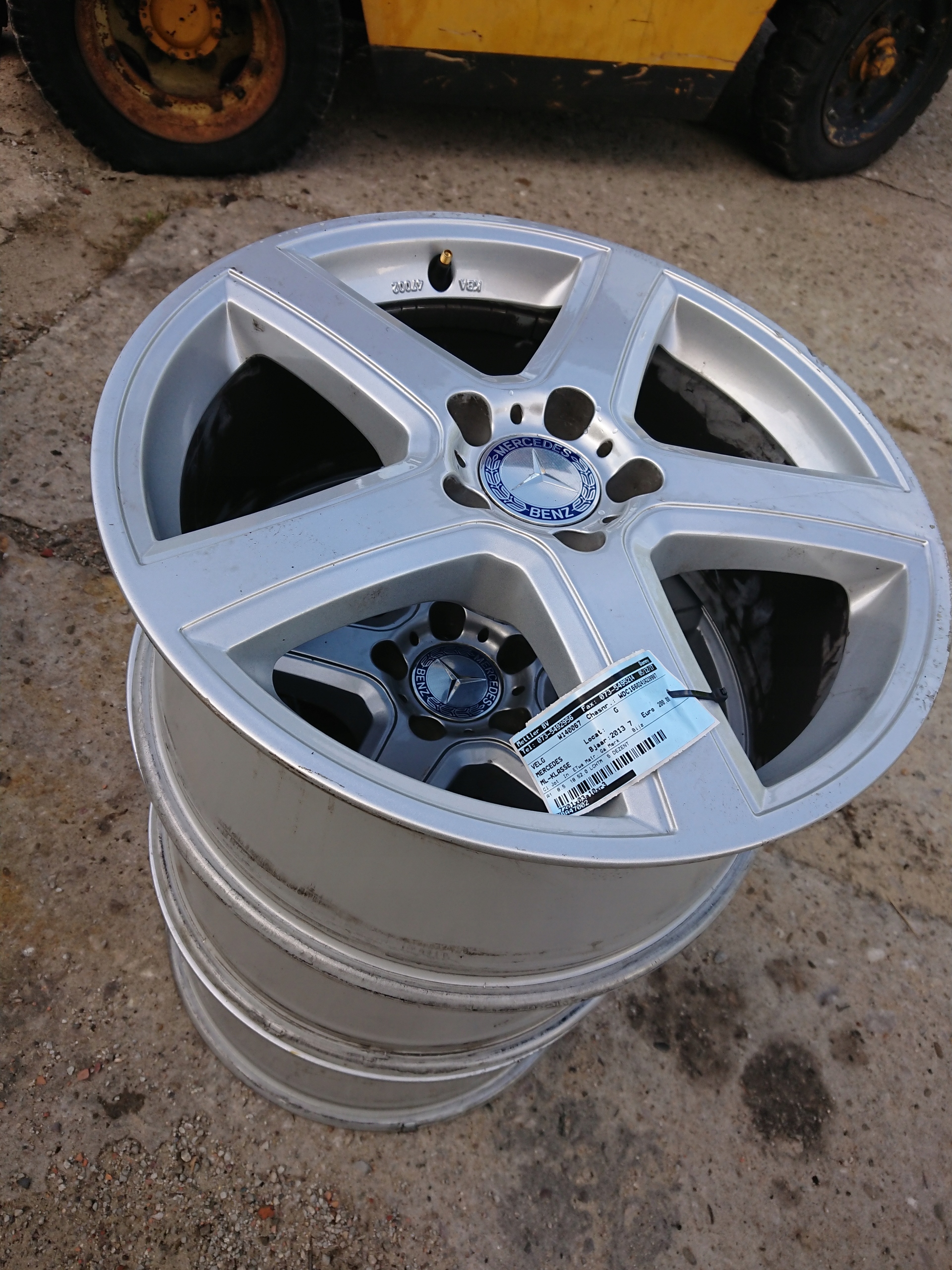 disk MERCEDES 5x112 KBA 47002 8,5x18 ET52