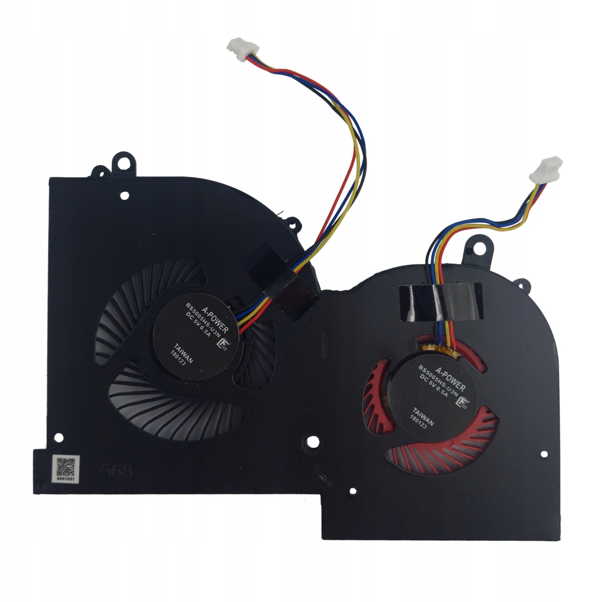 Ventilátor Pro Msi GS65 P65 MS-16Q1 MS-16Q2 MS-16Q3