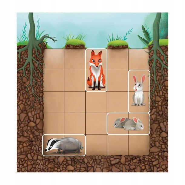 Smart Games Królicza Norka Magnetyczna Gra Logiczn Seria Smart Games