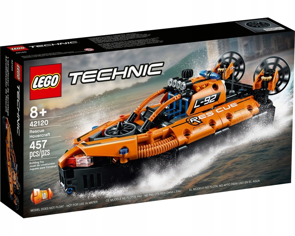 Lego Technic Poduszkowiec ratowniczy 42120 Nowy