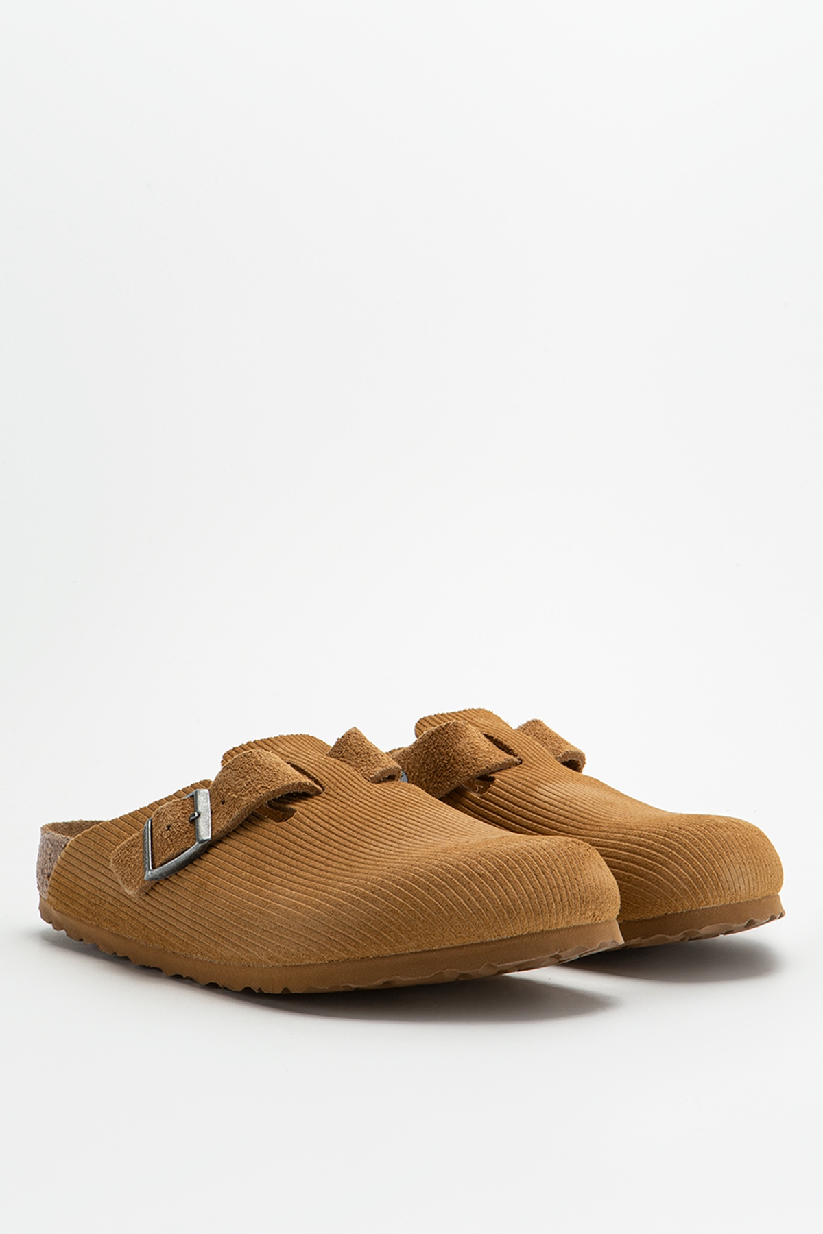 nazouváky obuv Birkenstock Boston Leve Corduroy Cork Brown 102564 46