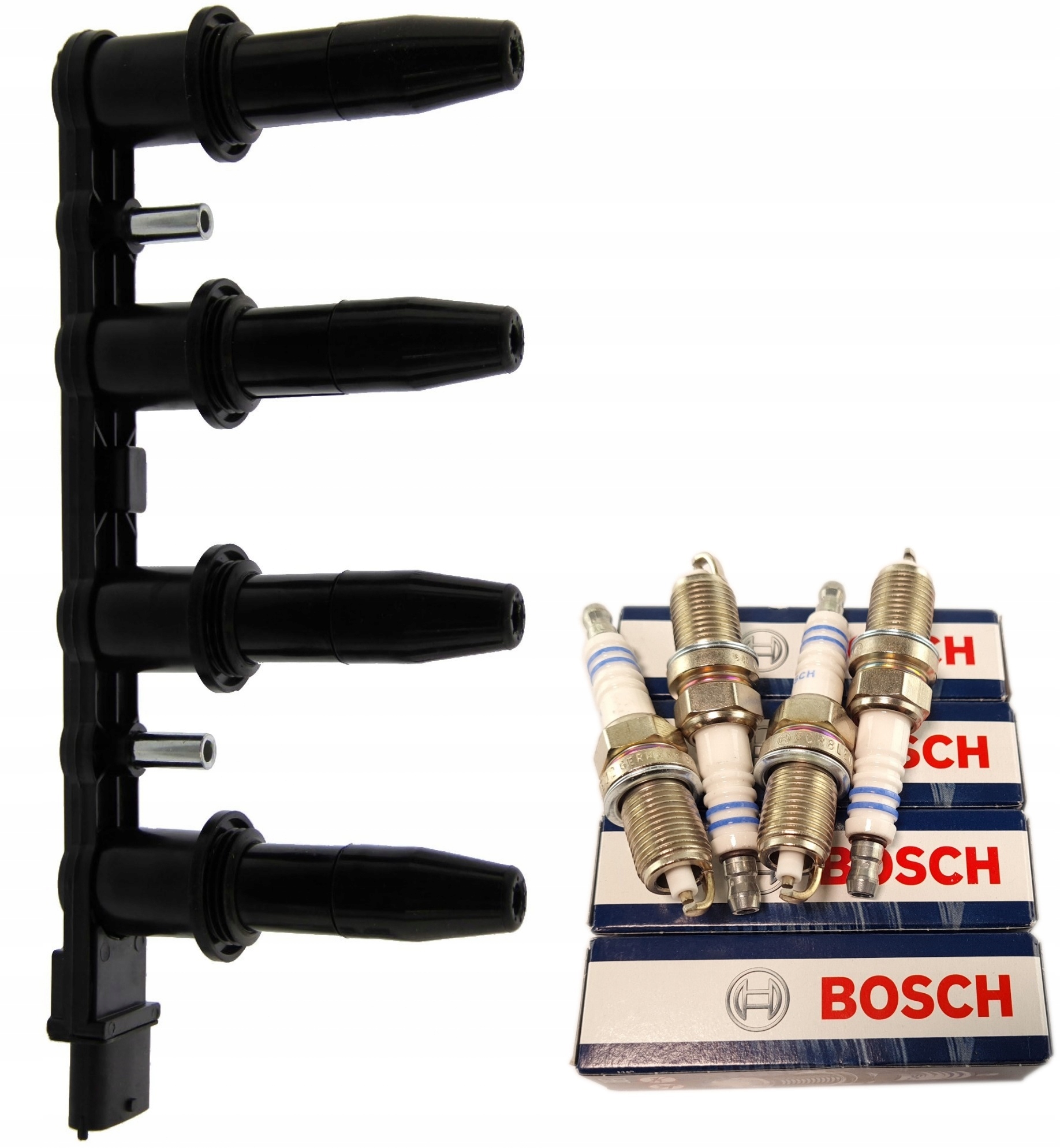 CEWKA ZAPŁONOWA MEYLE + 4 ŚWIECE BOSCH OPEL ASTRA H 1.6 105 KM