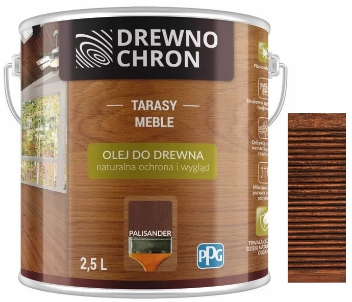Drewnochron Olej Do Drewna Palisander 2.5L