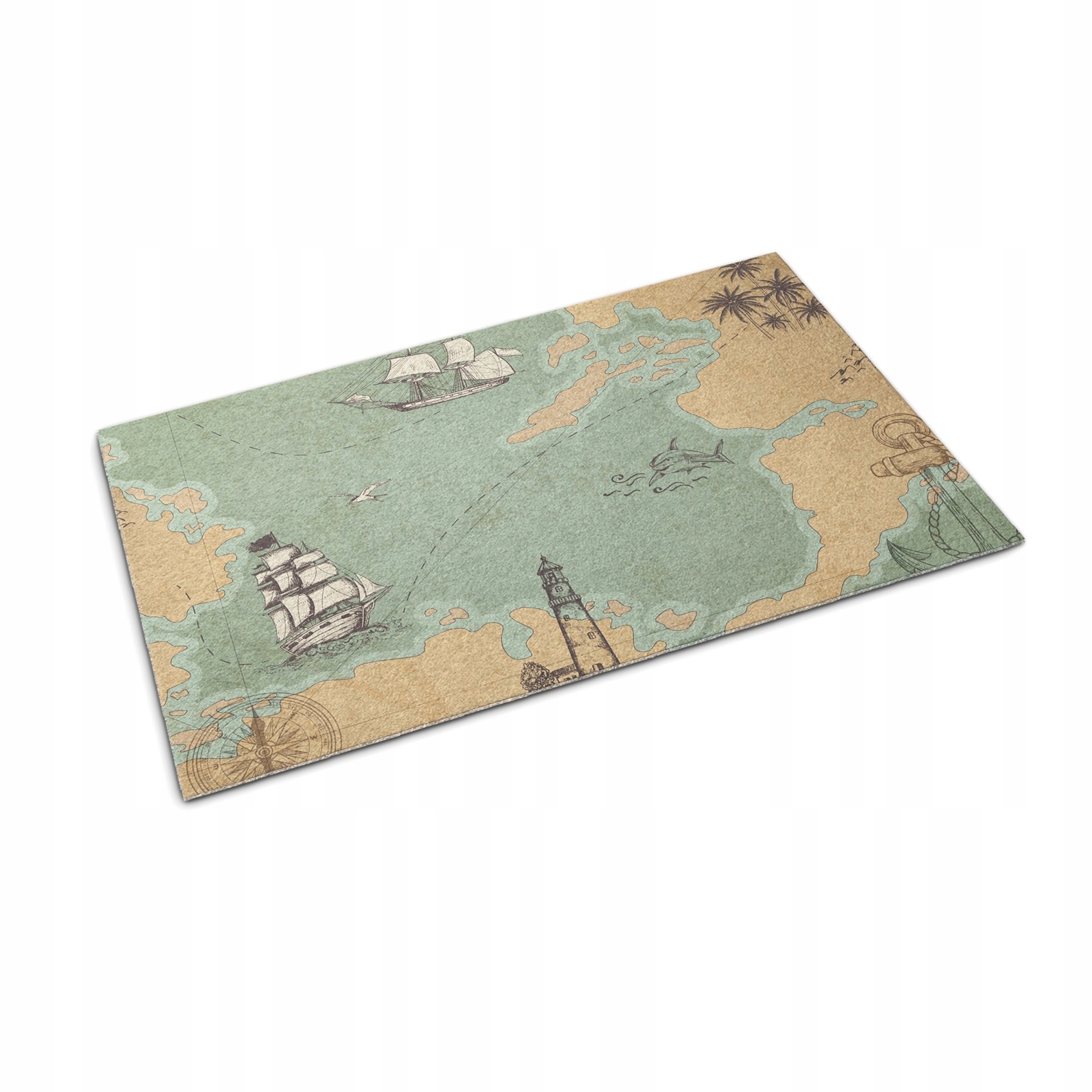 Rohožka Koberec na podlahu 150x100 Stará mapa