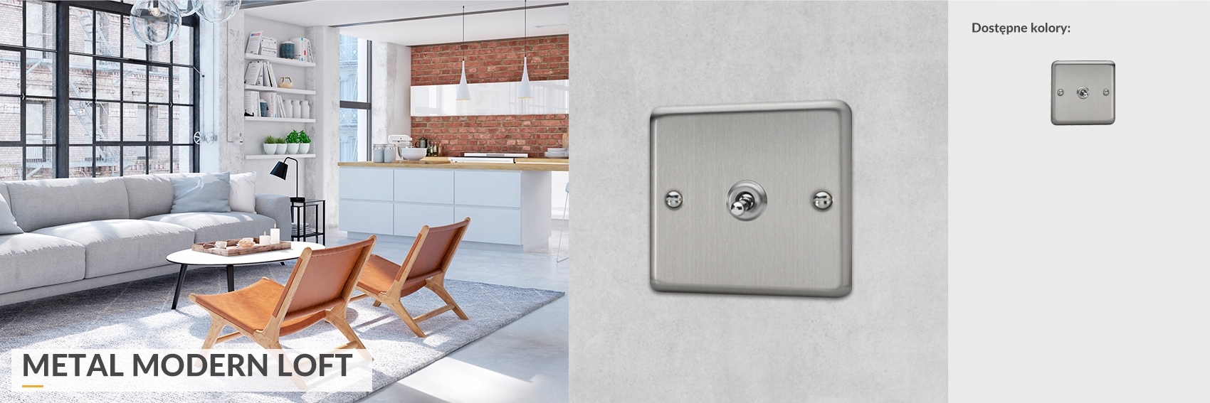 Moduł sterujący mosiądz szlifowany Typ Podtynkowy