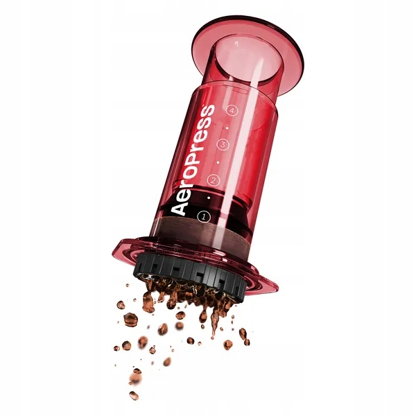 Aeropress Clear Red Klasický kávovar, kávovar 250 ml 2 tz