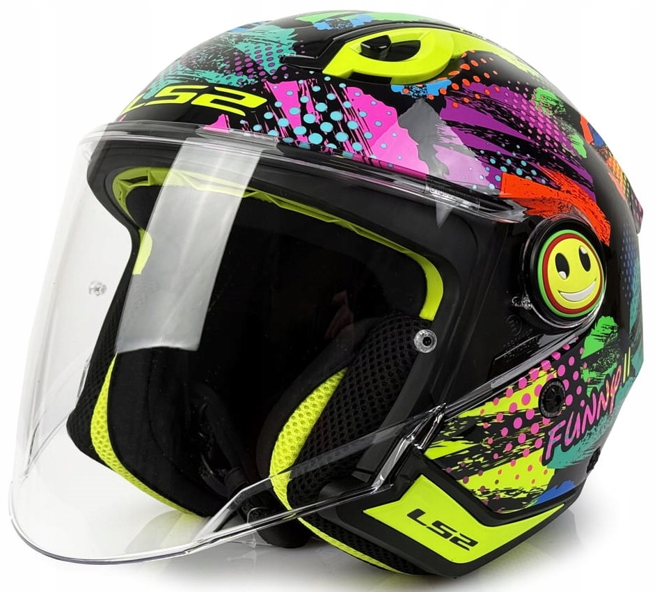 Dětská Motocyklová přilba LS2 Funny II Junior otevřená velikost S