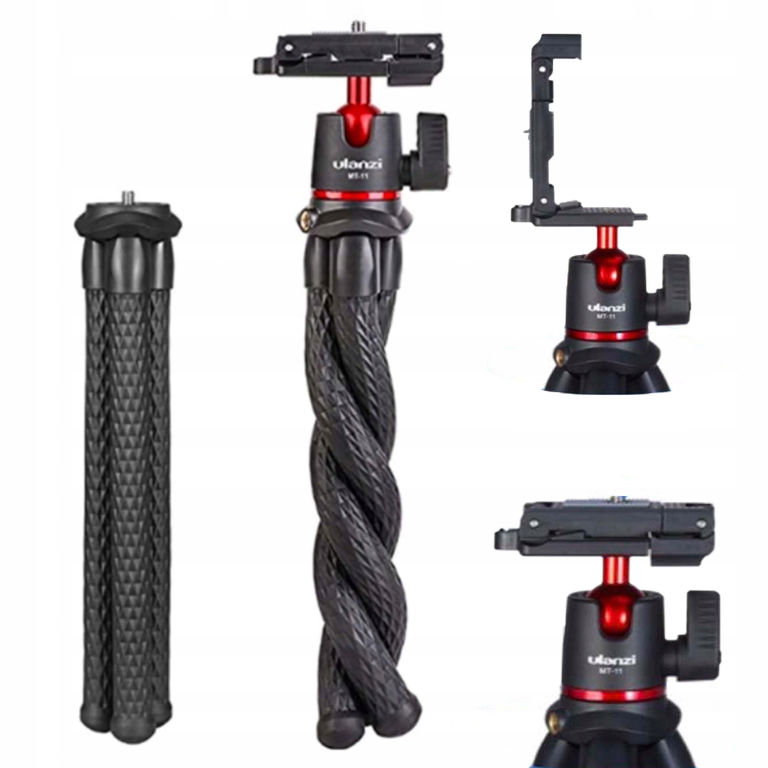 

Statyw Elastyczny Tripod + Głowica Do Gopro 8 7 6