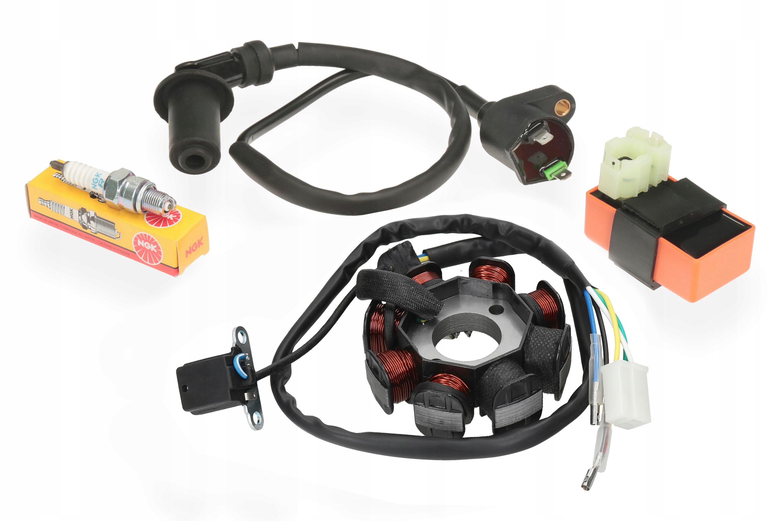 Zapalovací modul cívka svíčka Ngk QT4 GY6 139QMB Quest Wilga Vapor