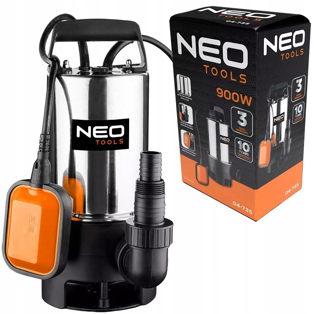 Ponorná pumpa na špinavú vodu 900 W Neo Tools