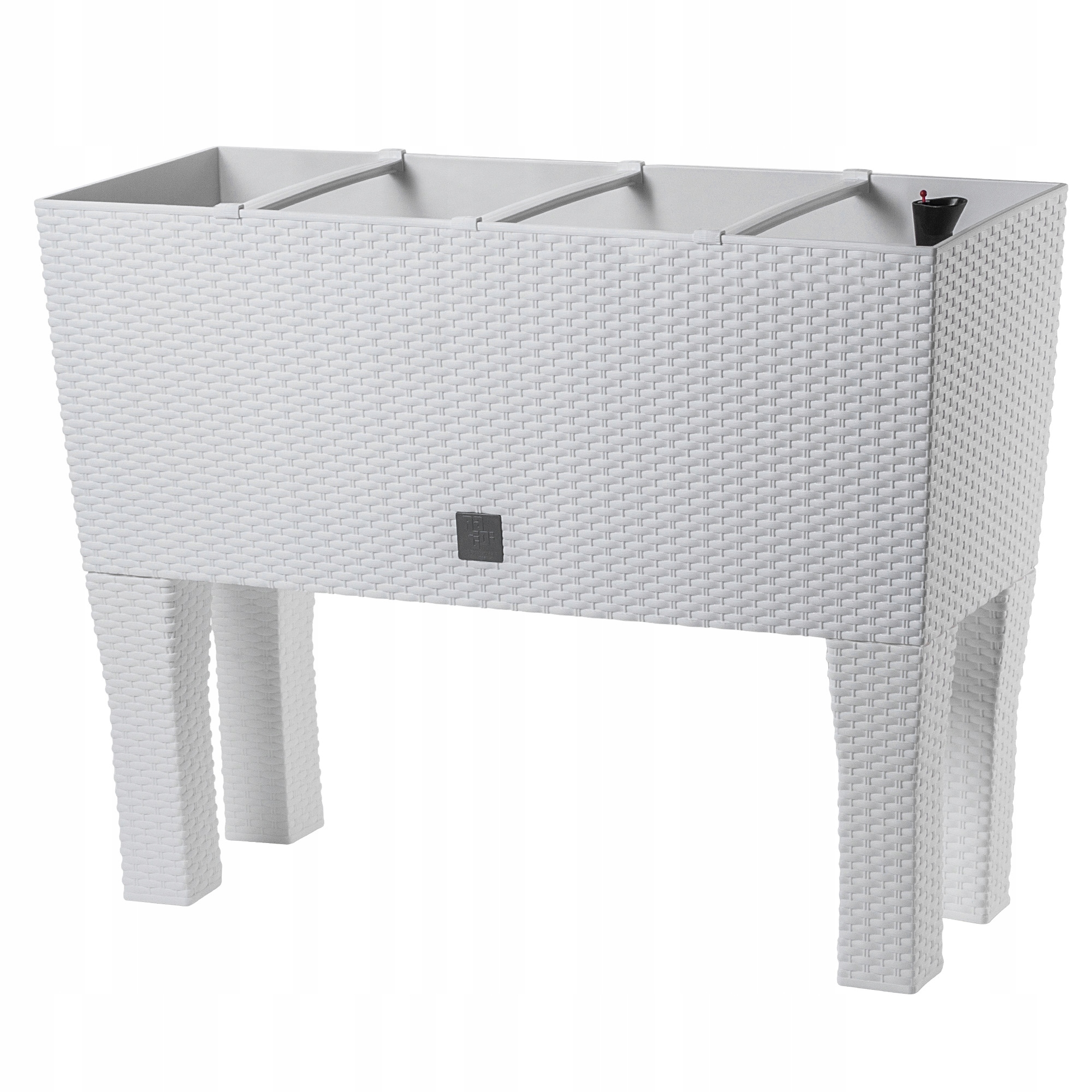 Kvetináč Na Nožičkách 80cm Náplň Biely