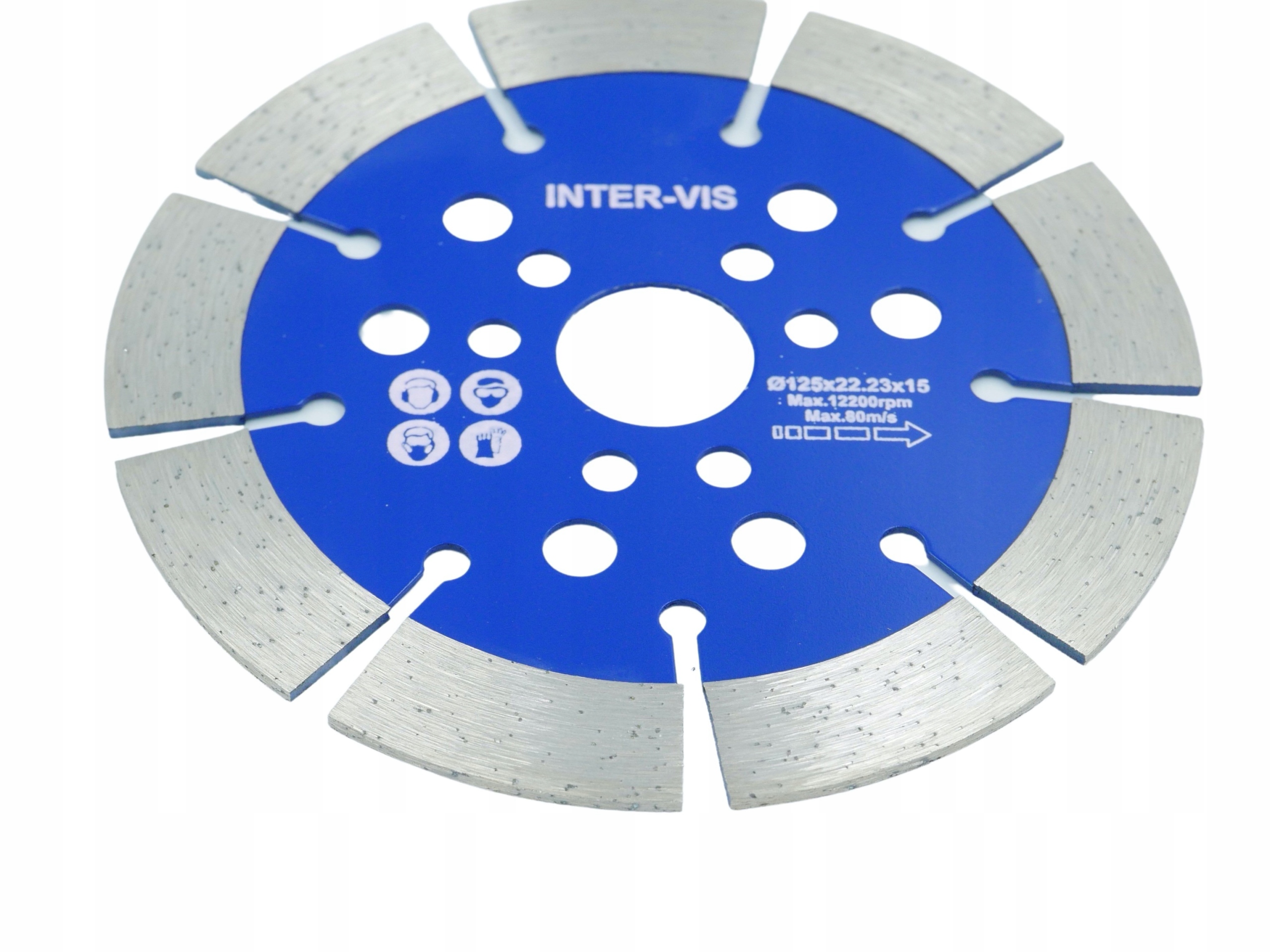 TARCZA INTERVIS DIAMENTOWA 125x22,2x15 mm SEGMENT Kod producenta IVDBSEGHOL125BL