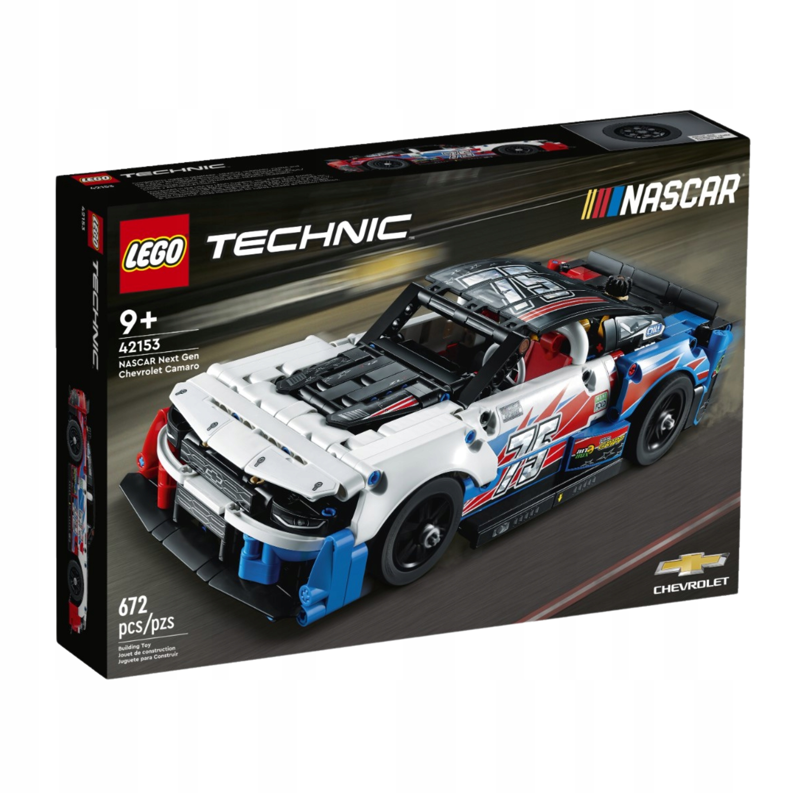 Lego 42153 Technic Nový Chevrolet Camaro ZL1 ze série Nascar