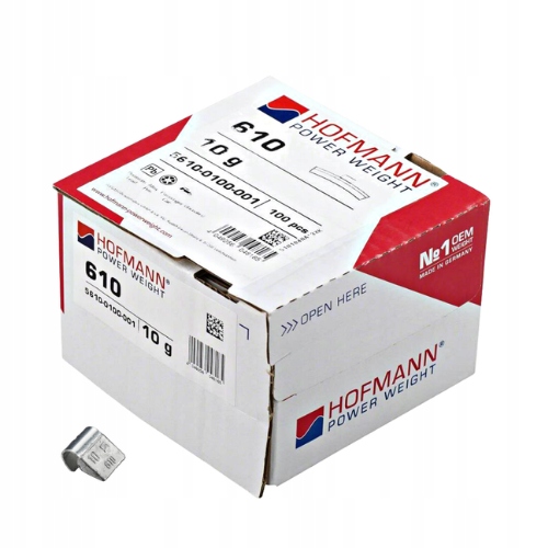 

Ciężarki nabijane do felg aluminiowych 10g Hofmann