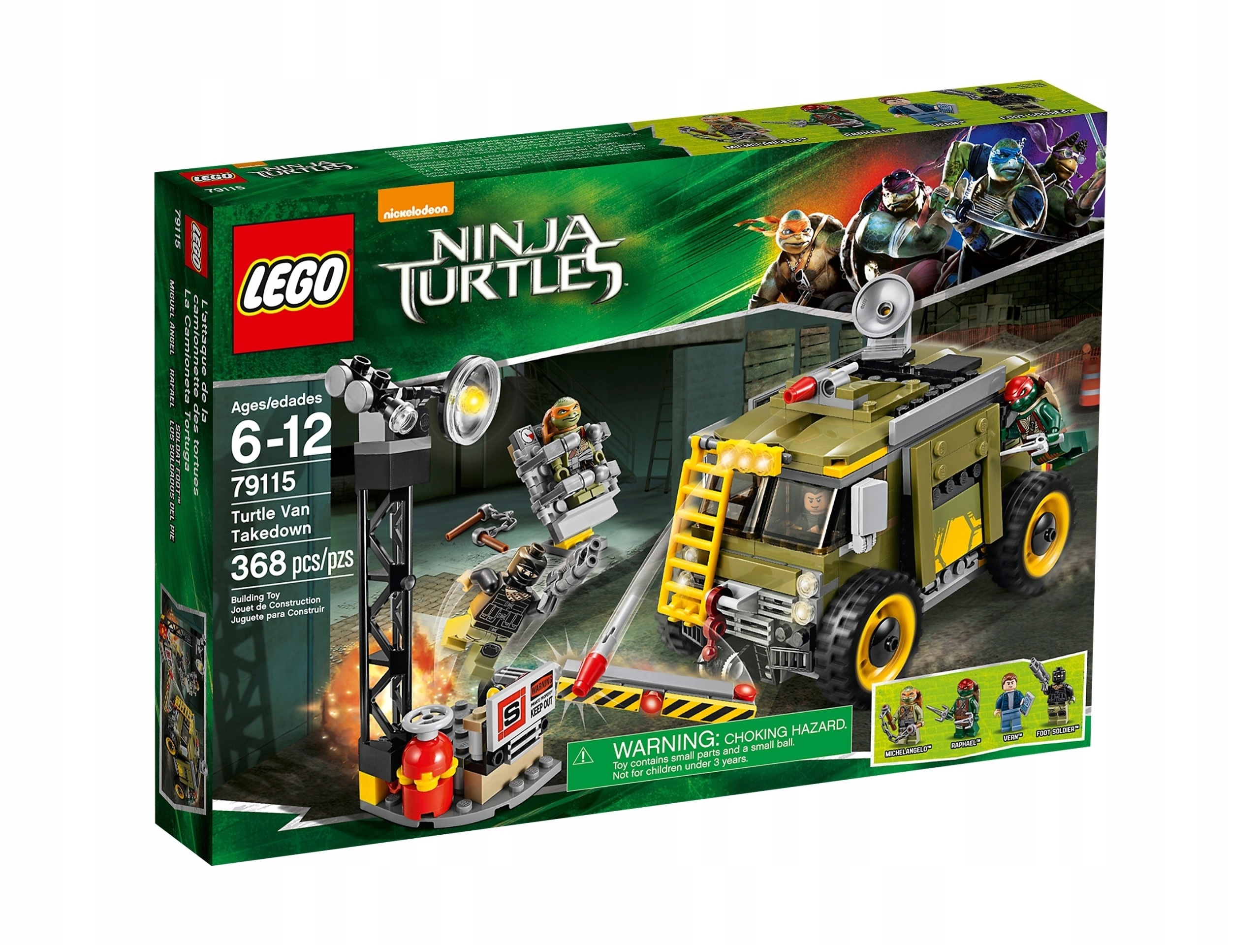 Lego Teenage 79115 Mutant Ninja Turtles, Želví dodávka Nové