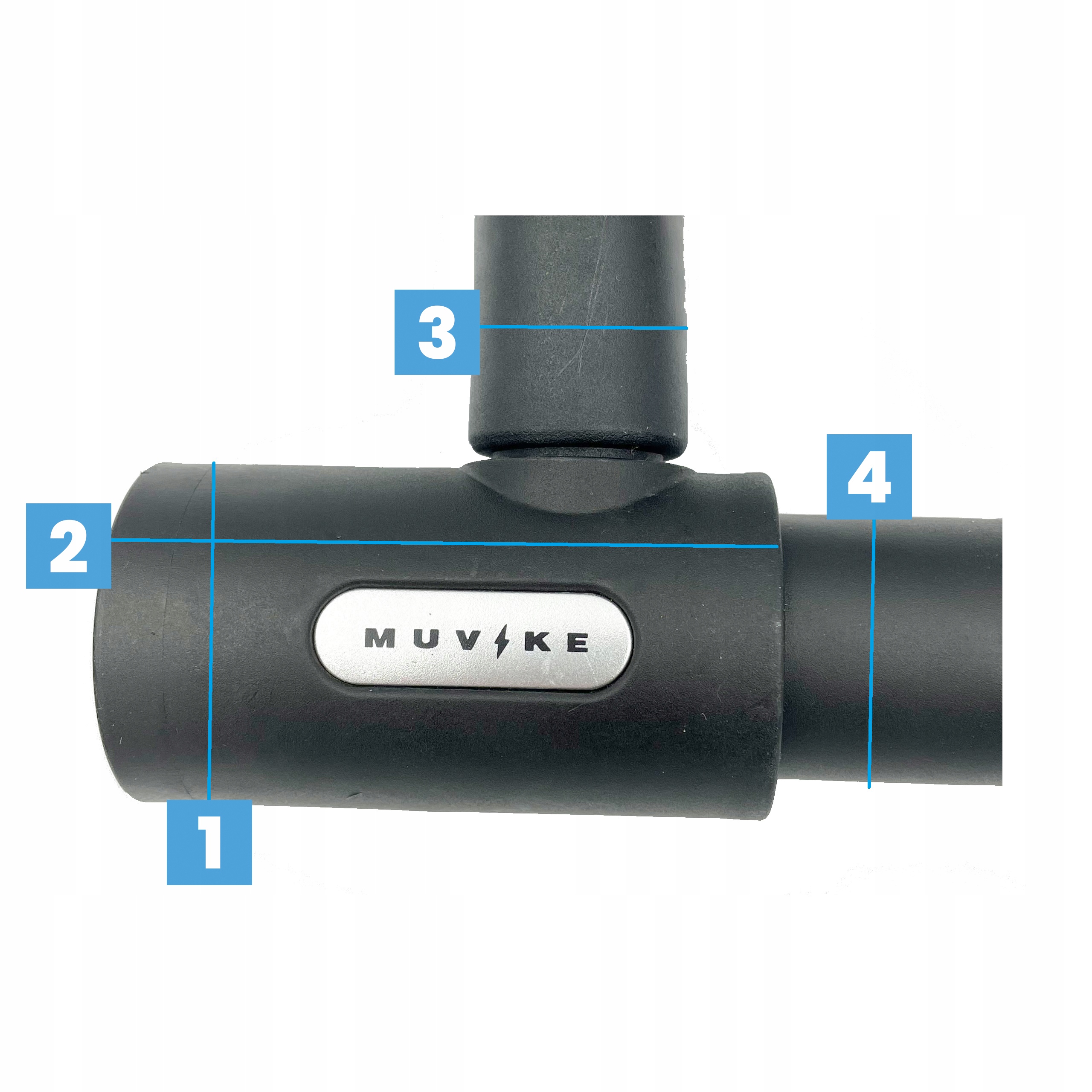 ZAPIĘCIE ROWEROWE ŁAŃCUCH ZAPIĘCIE DO ROWERU MUVIKE SOLID 900/10K 90cm 10mm Długość (cm) 90 cm