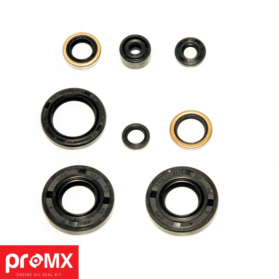 Promx Komplet (zestaw) Uszczelniaczy Silnikowych Kawasaki Kx 65 (00-10)