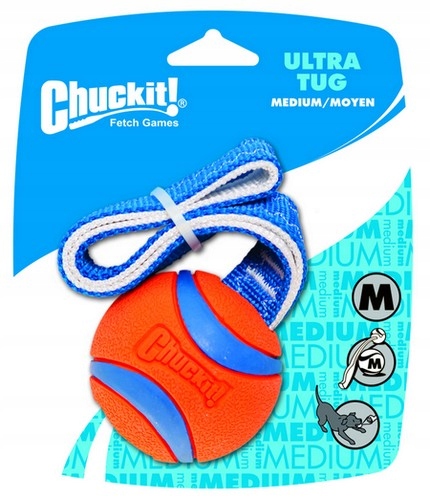 Hračka Pro Psy Míček Na Rukojeti Pro Trhání Chuckit Ultra Tug Medium