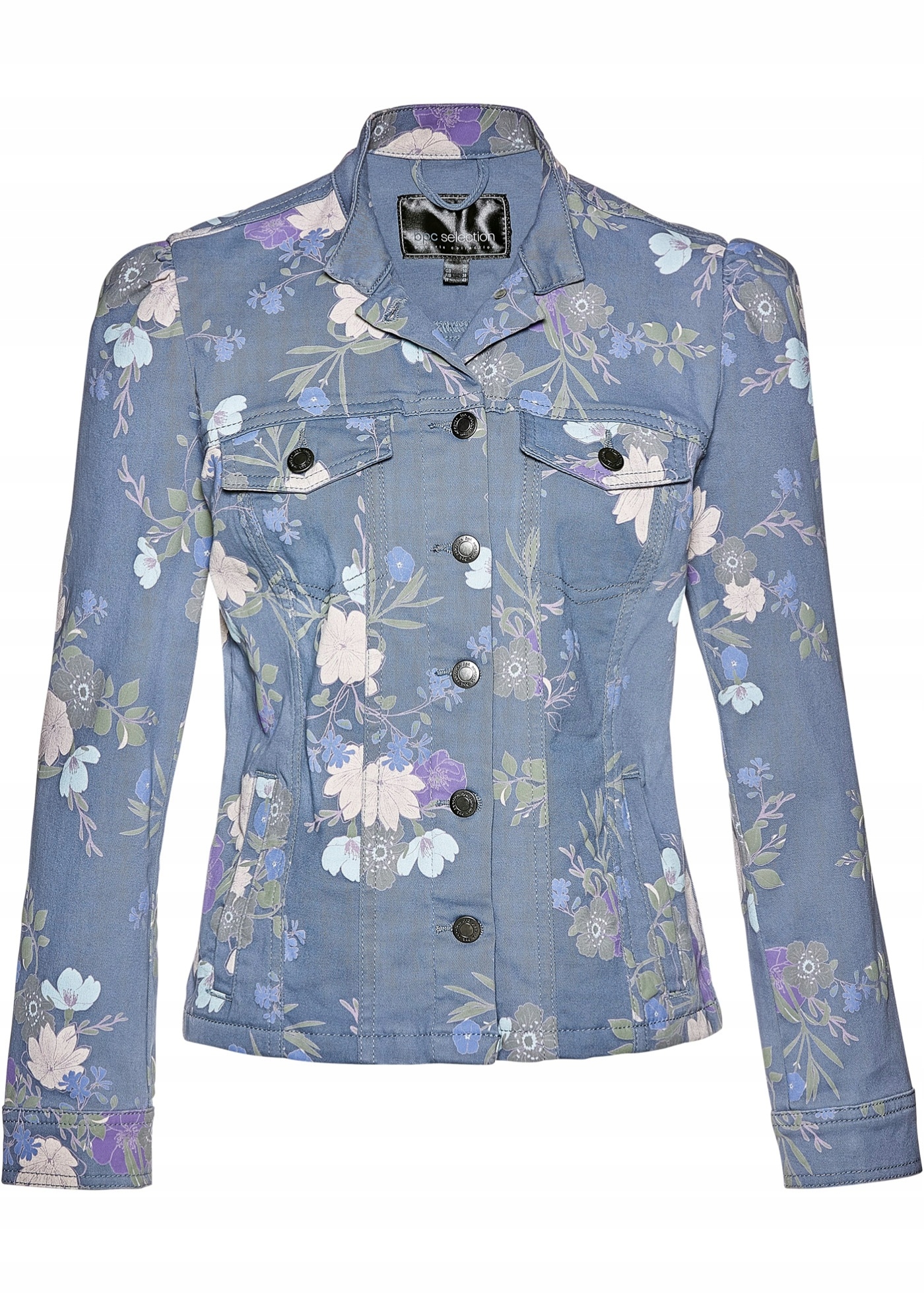 

O351 Bpc Kurtka z nadrukiem w kwiaty r.48