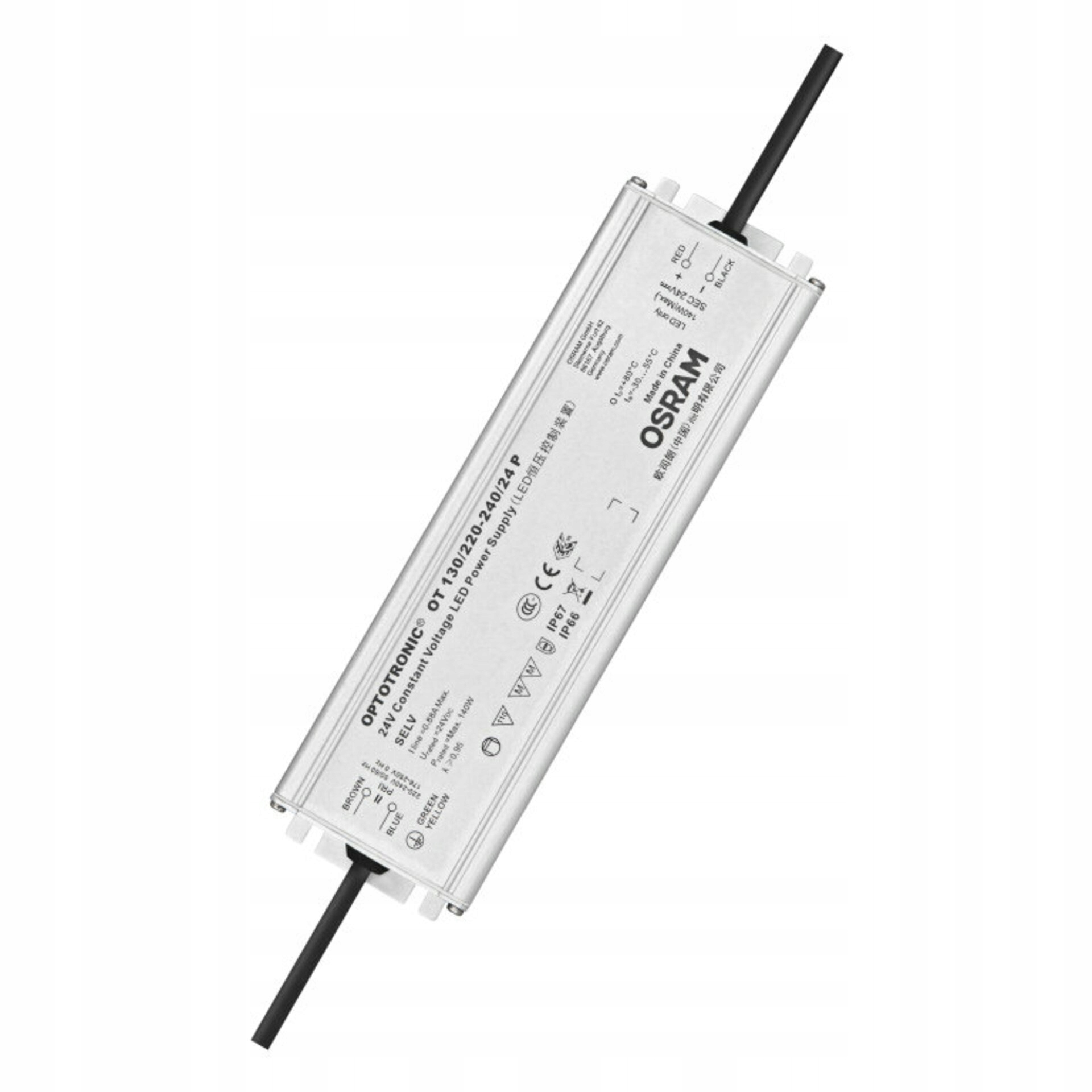 Ledvance Ot 130/220-240/24 P napájací zdroj 130W 24V DC IP66/IP67, nestmieva