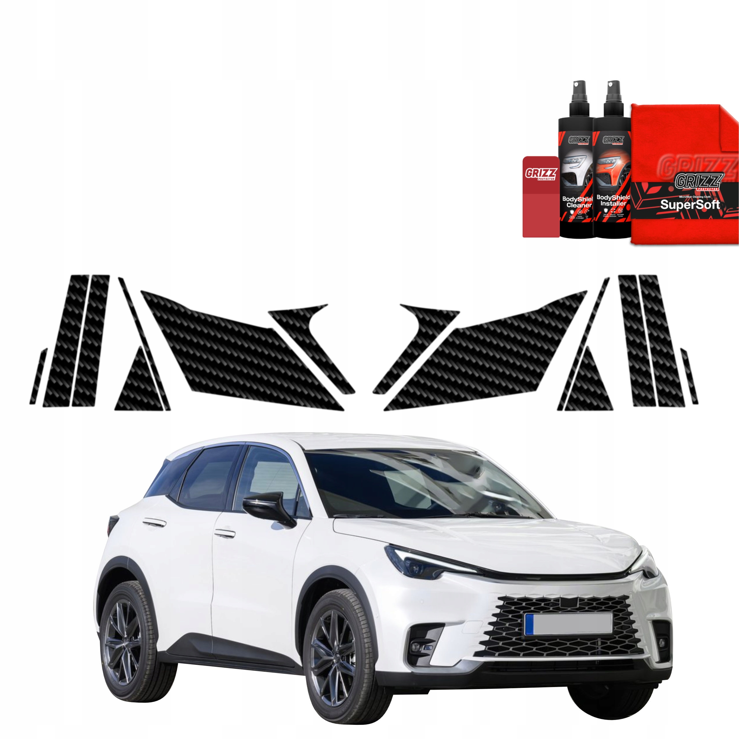 14v1 Fólie na sloupky pro Lexus Lbx (2023-2025)