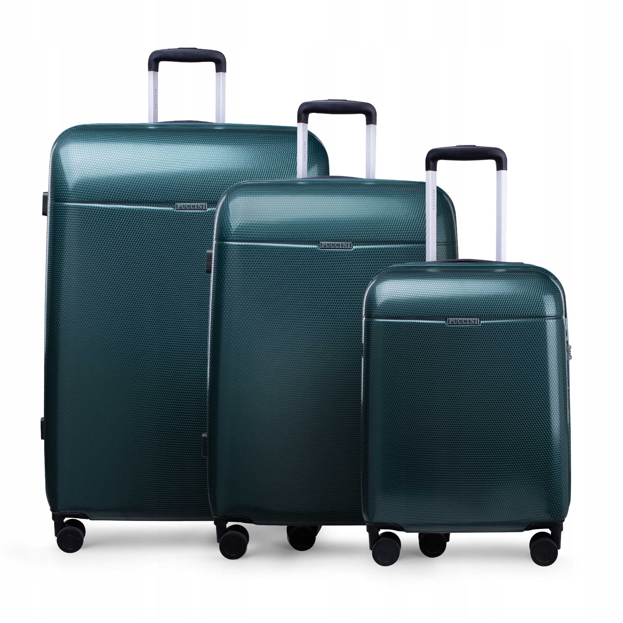 Puccini Zestaw Walizek Podróżnych Pc Poliwęglan Polikarbon 3w1 PC052 5
