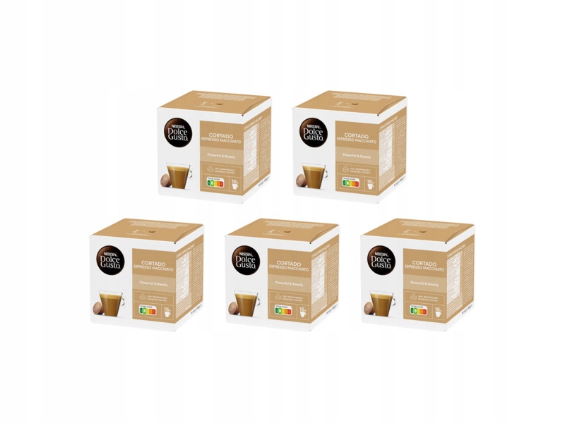 Kapsułki Nescafe Cortado do ekspresu Nescafe Dolce Gusto 5x16szt.