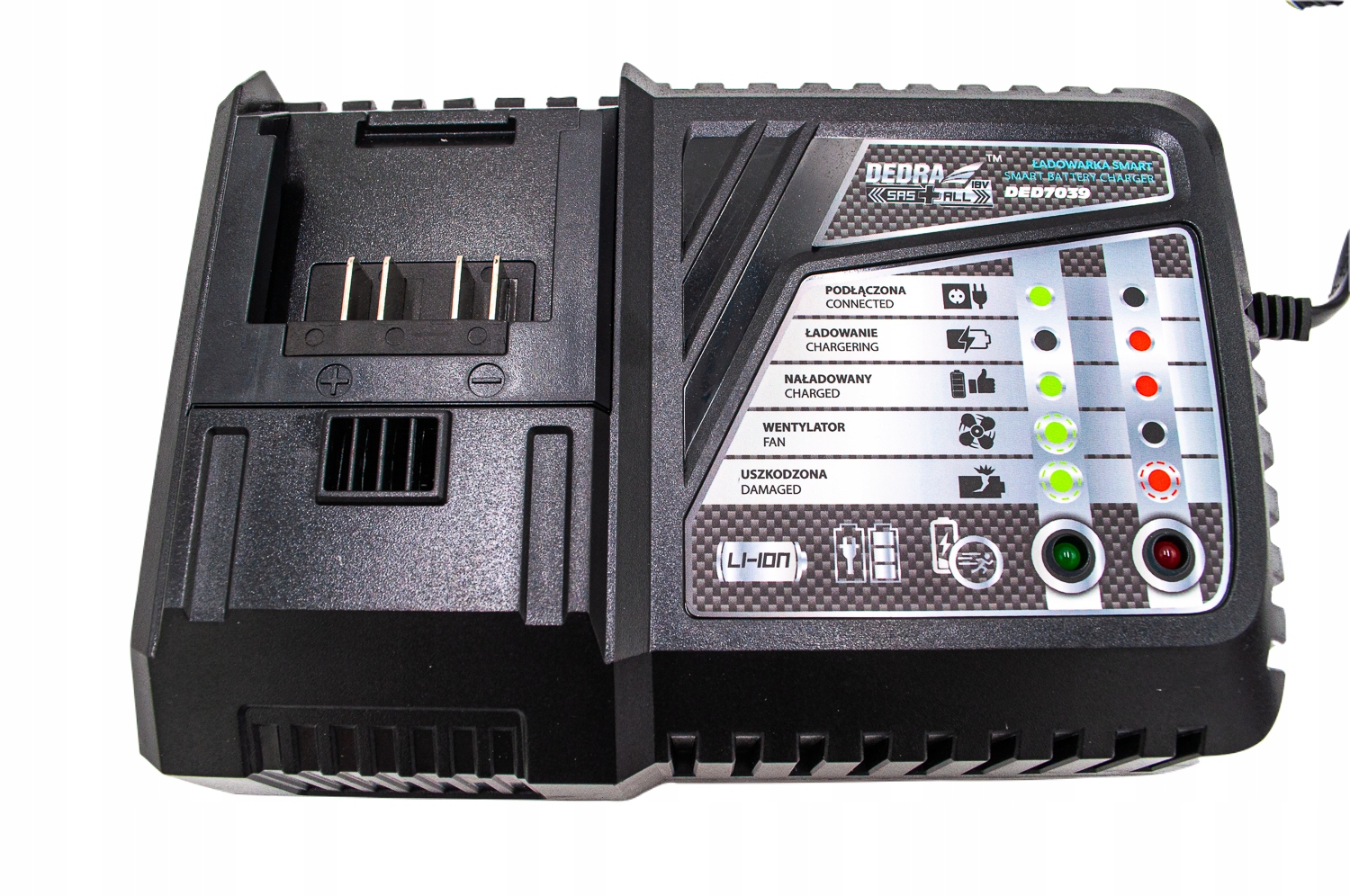 

Szybka Ładowarka Dedra DED7039 Sas+all