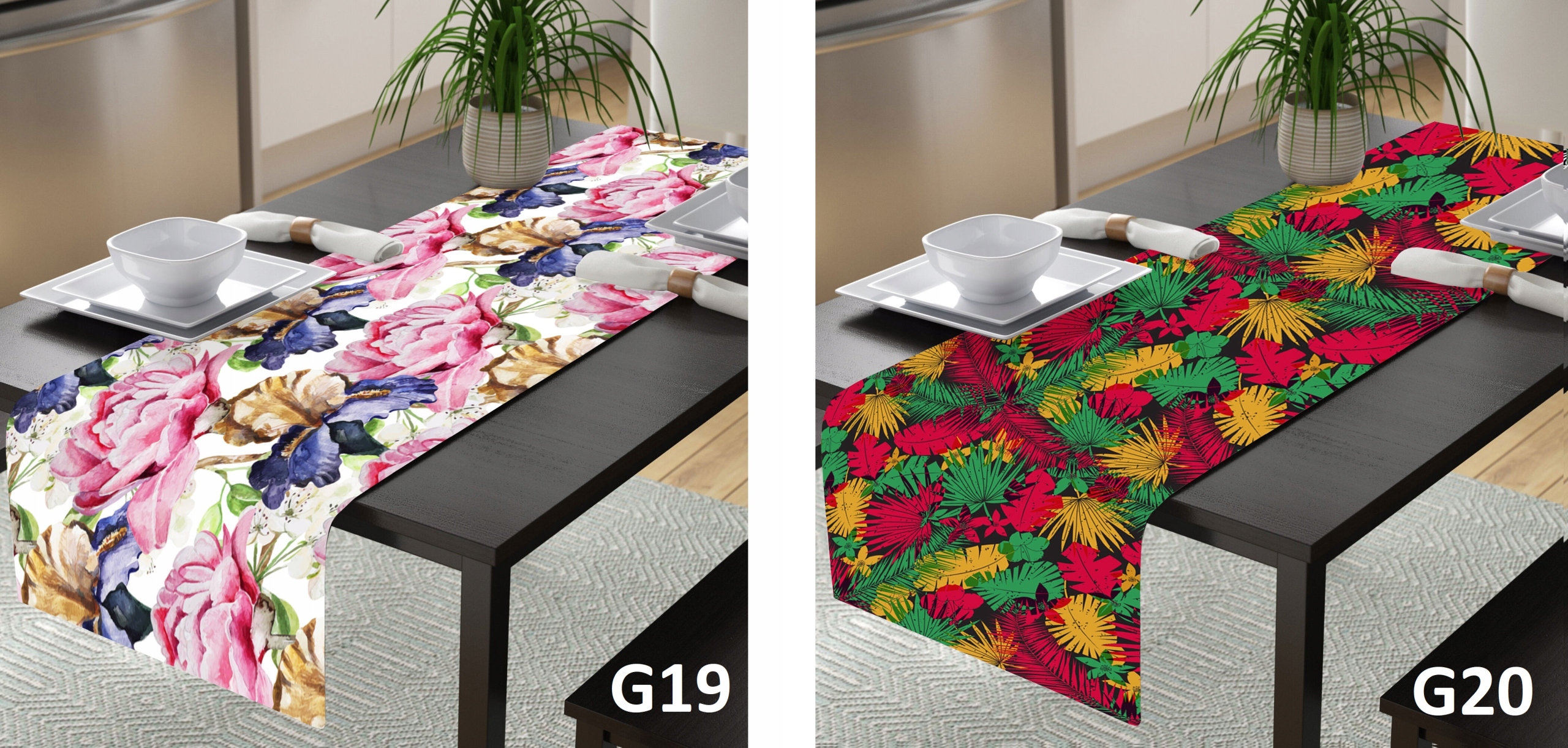 BIEŻNIK NA STÓŁ MATOWY KOLOROWY 40x130 OBRUS G8 Waga produktu z opakowaniem jednostkowym 0.5 kg