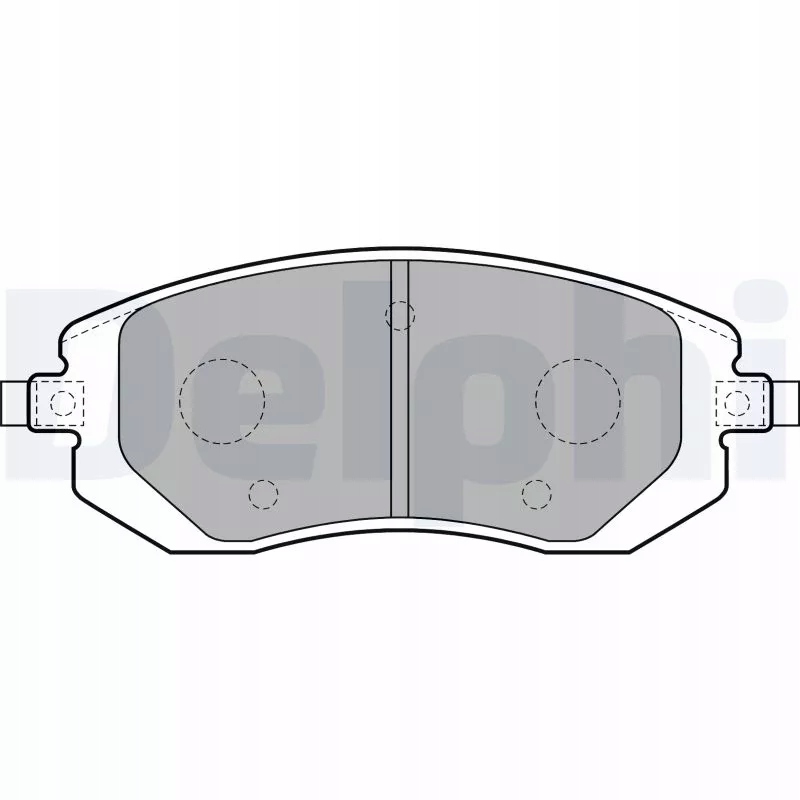 2× Delphi BG3413 тормозной диск тормозные колодки перед LP1718