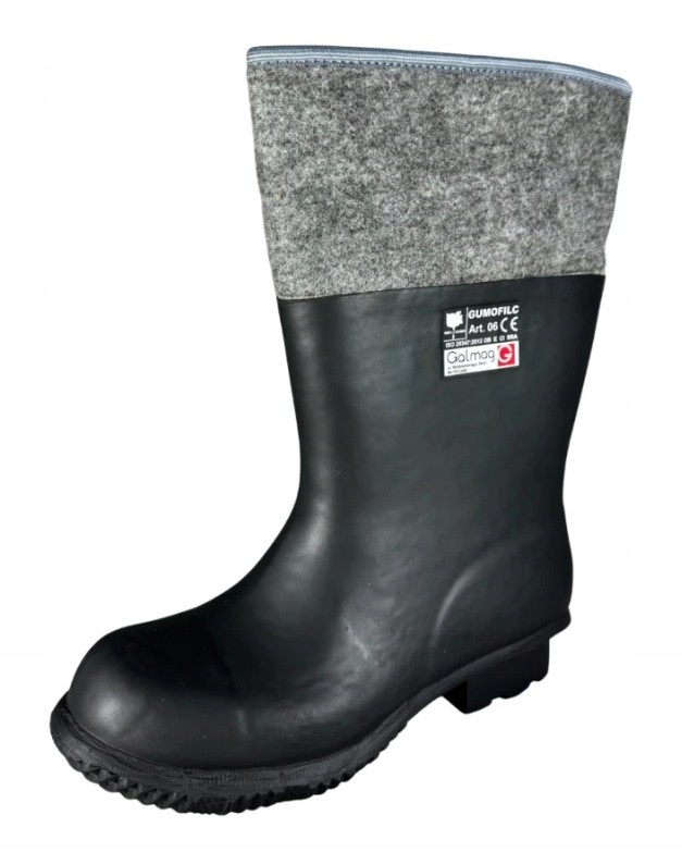 Gumofilce Boty Holínky plstěné Galmag 06 pravá guma Galmag vel.45