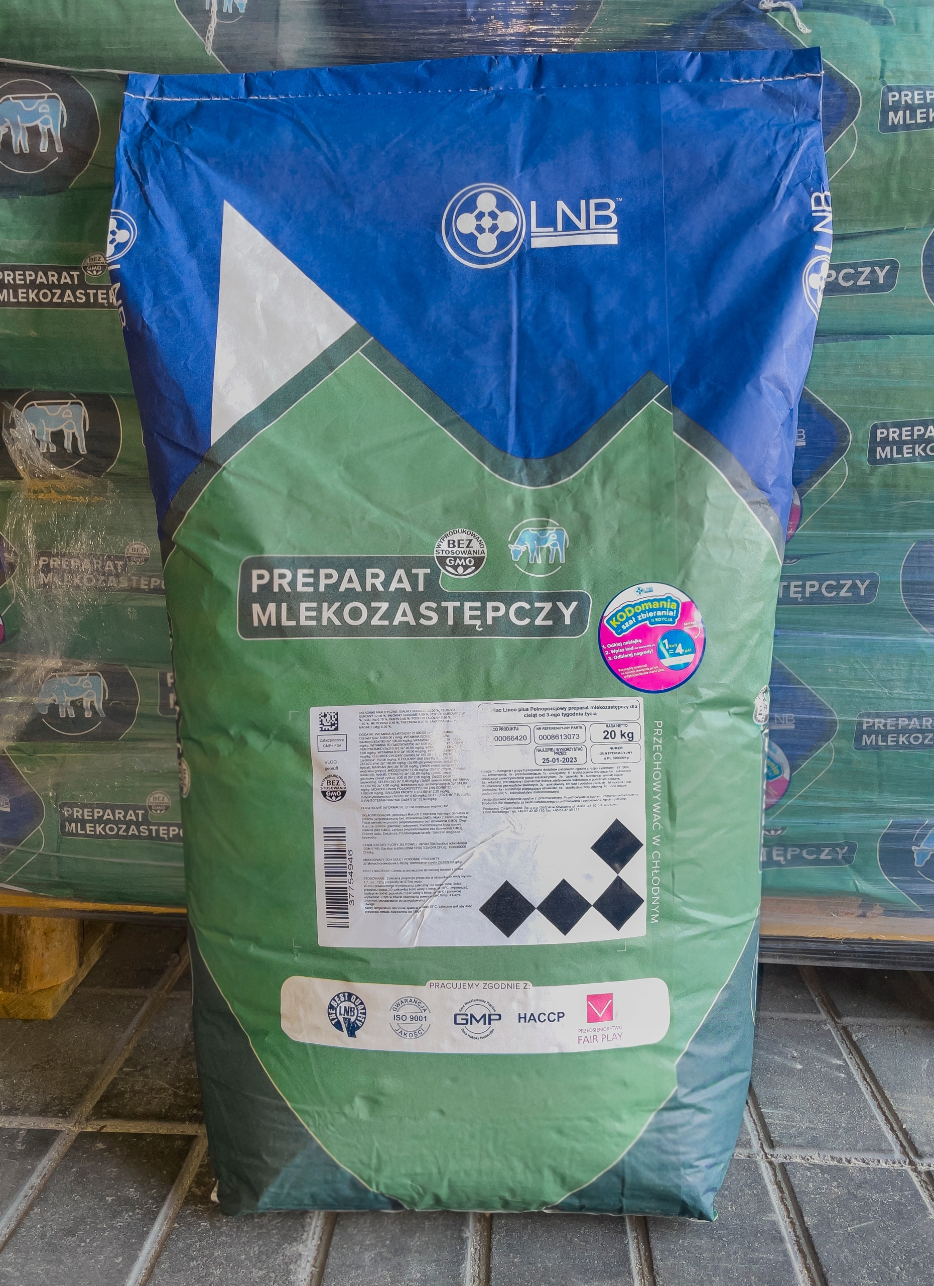 Lnb Lonolac Lineo mleko dla cieląt z lnem od 3 tyg