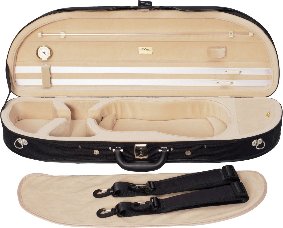 Houslové pouzdro s pěnou Classic 4/4 M-case Černo-krémové