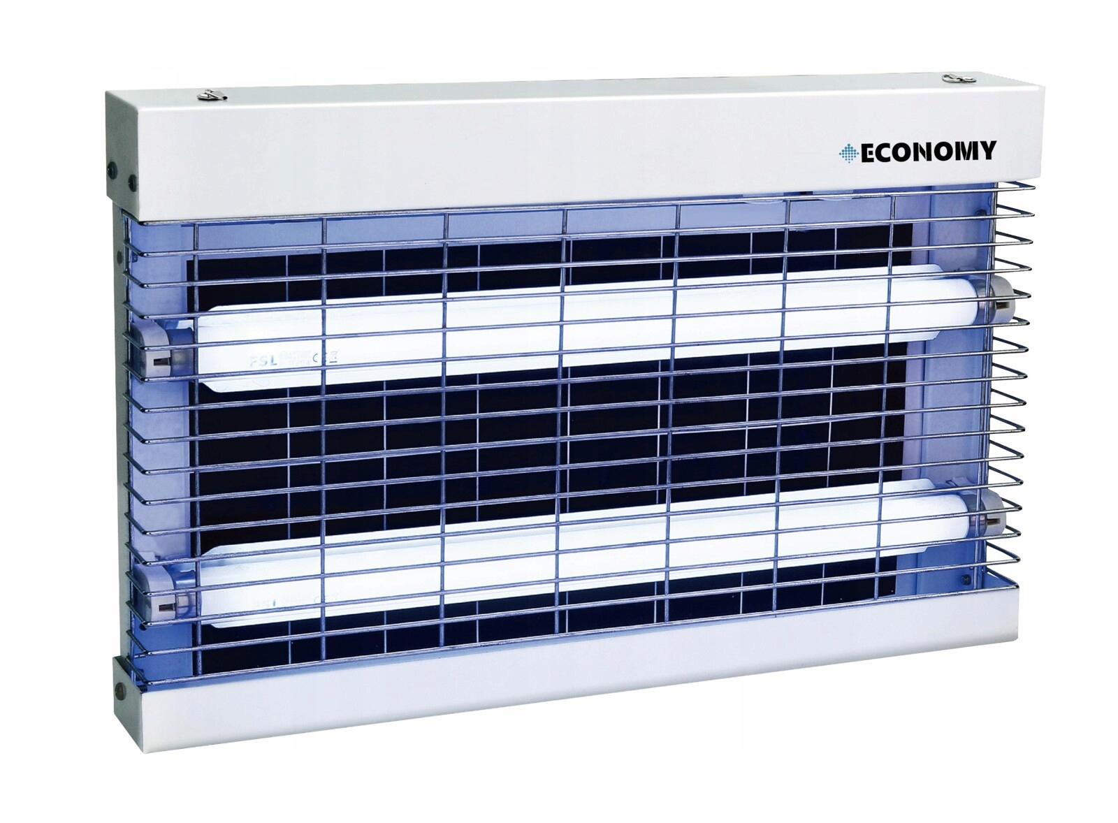 Lampa Economy lepová biela 2x15W