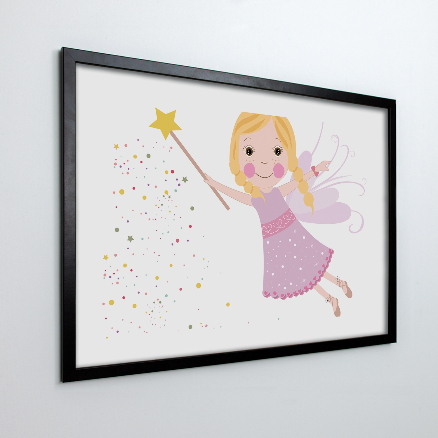 Obraz v ráme na stenu Víla princezná 70x50 cm