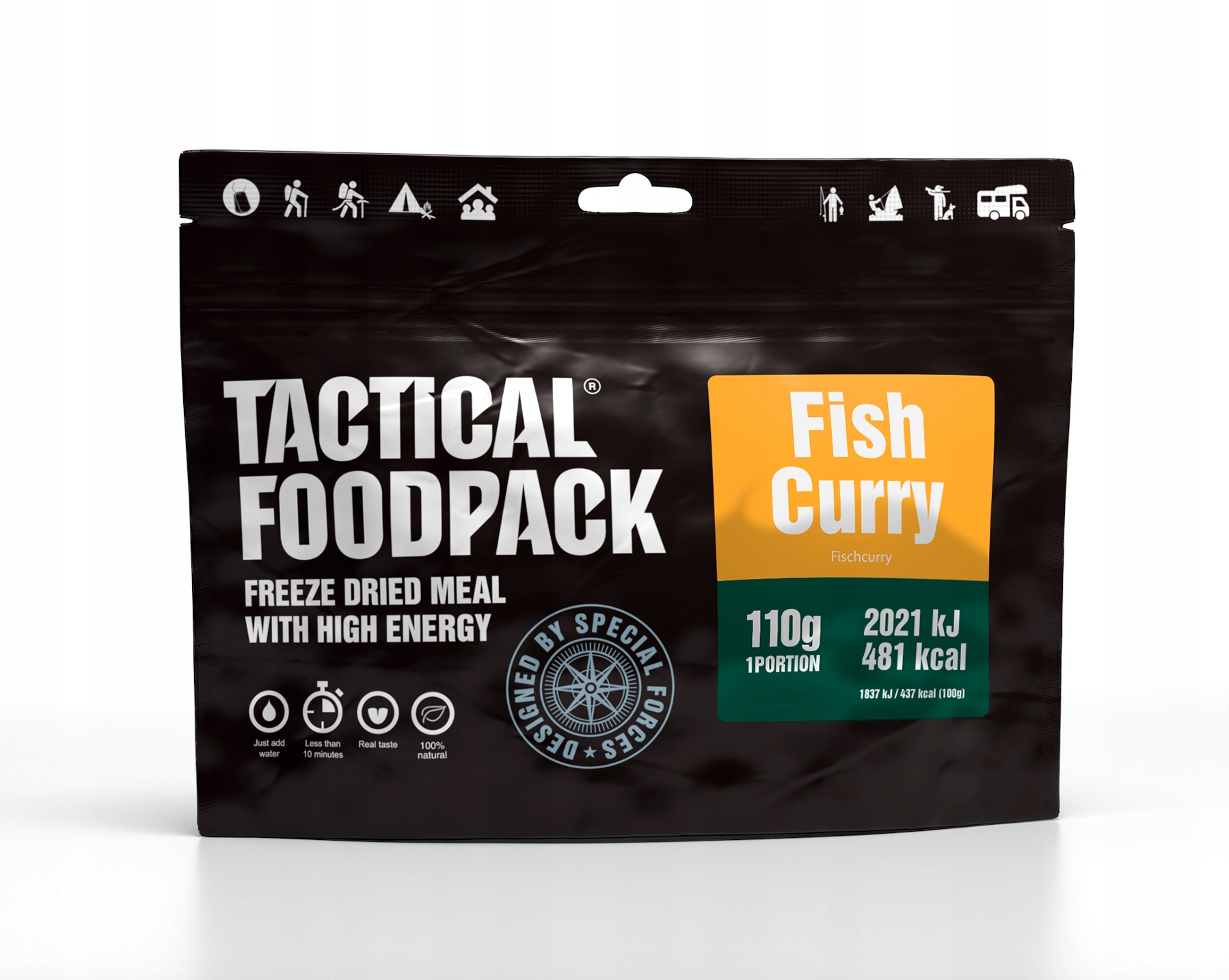 Danie obiadowe Tactical Foodpack Fish Curry and Rice 110g