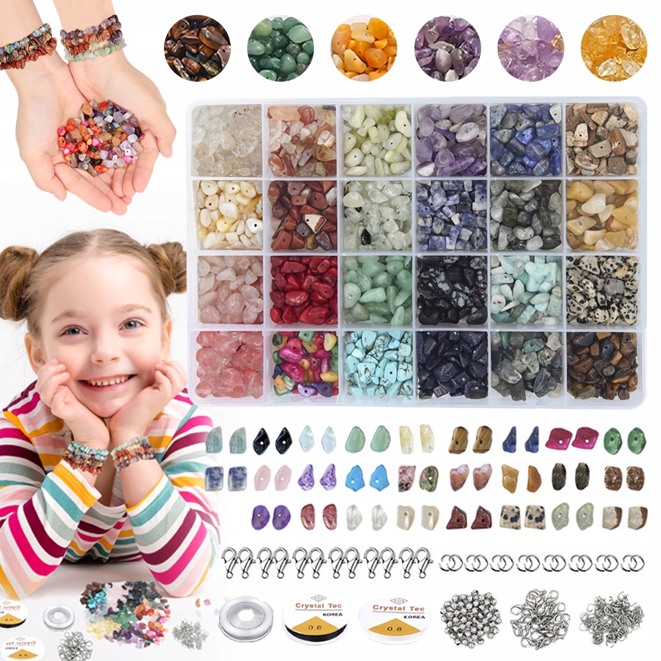 Sada na výrobu šperků Náramky Šperky Z Kamenů 1323 Prvky