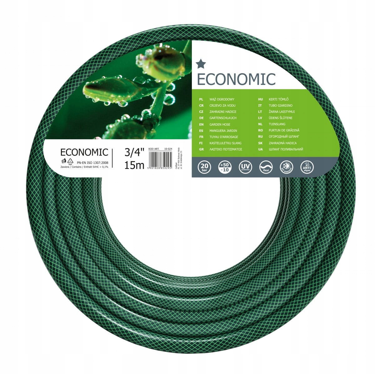 

Wąż ogrodowy Economic 3/4" 15 m