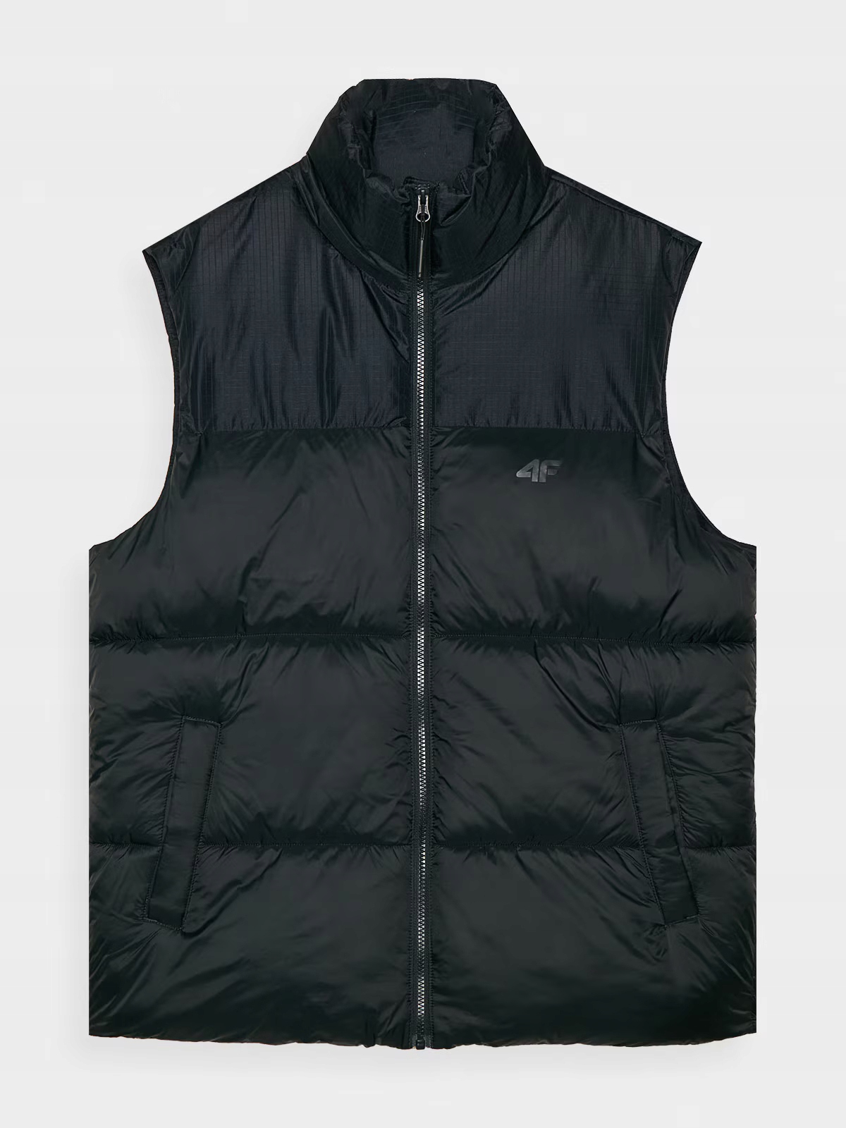 Bunda Bez Rukávů 4F hluboký černý TVJAM147-20S vel. XL