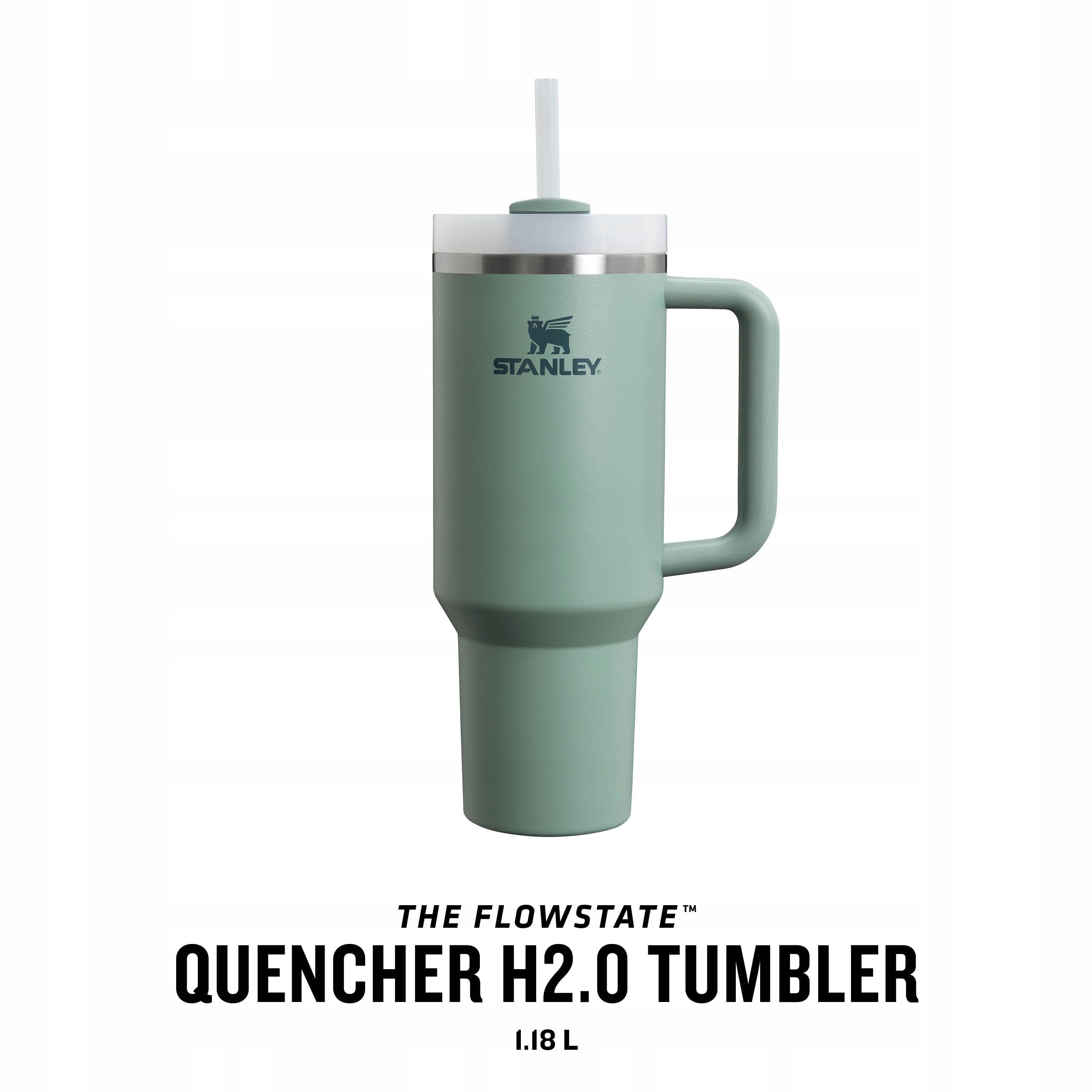 STANLEY Quencher H2.0 Butelka Termiczna Ze Słomką 1.2L Stal Nierdzewna — miniatura 3