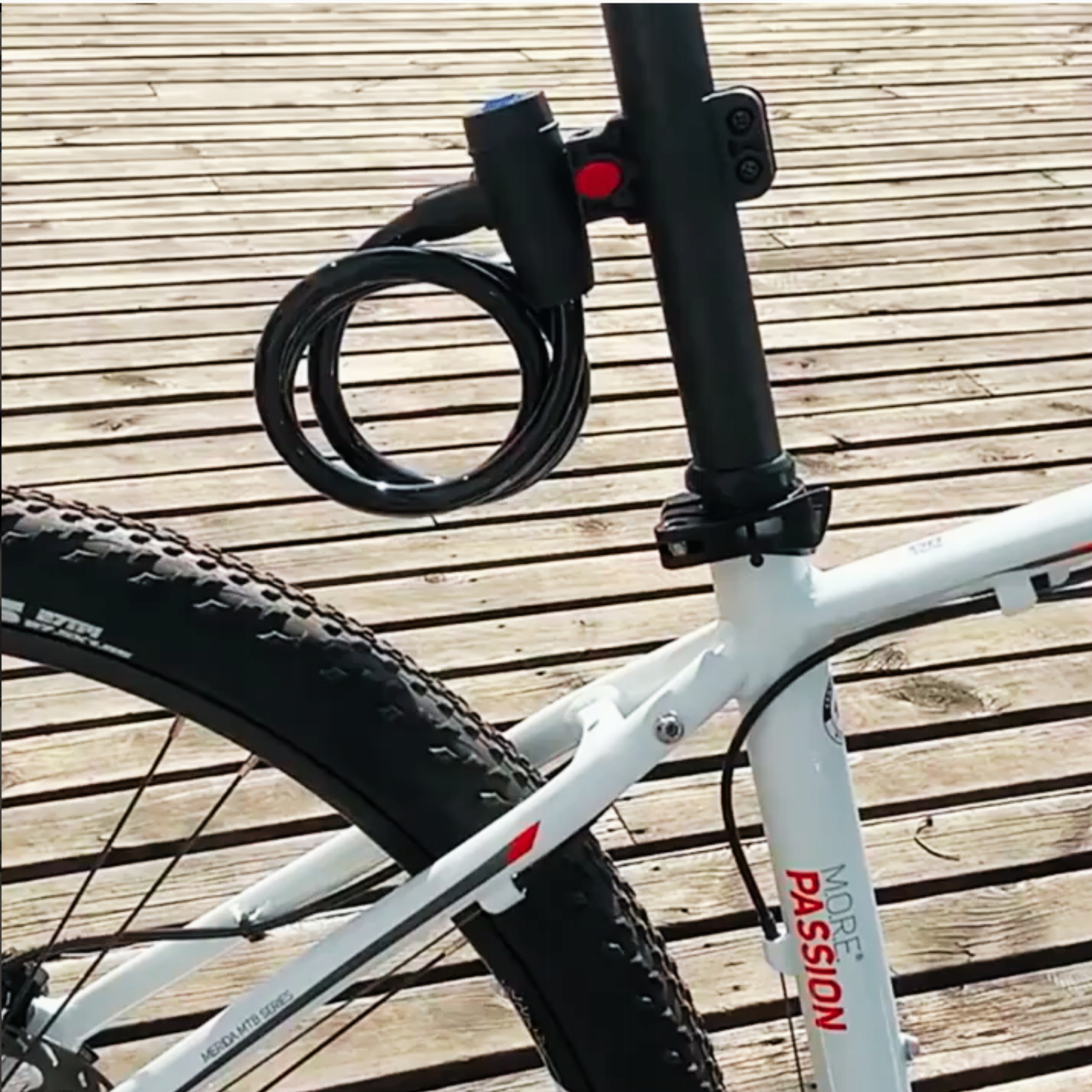 ZAPIĘCIE ROWEROWE BLOKADA ZABEZPIECZENIE DO ROWERU LINKA ZAMEK ŁAŃCUCH Długość 100 cm