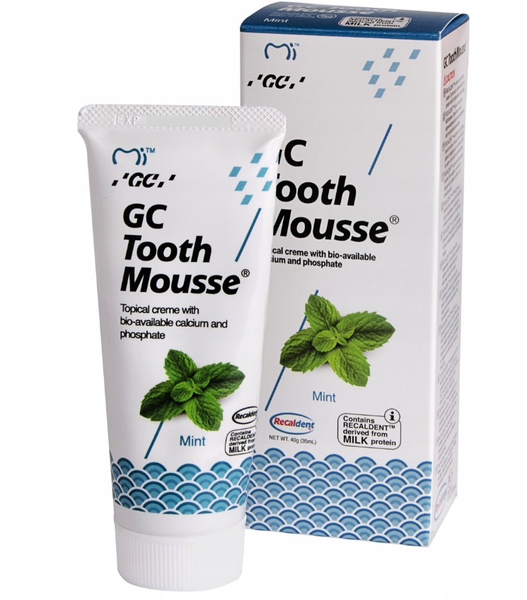 Gc Tooth Mousse 35 ml Mięta- Płynne Szkliwo Usa