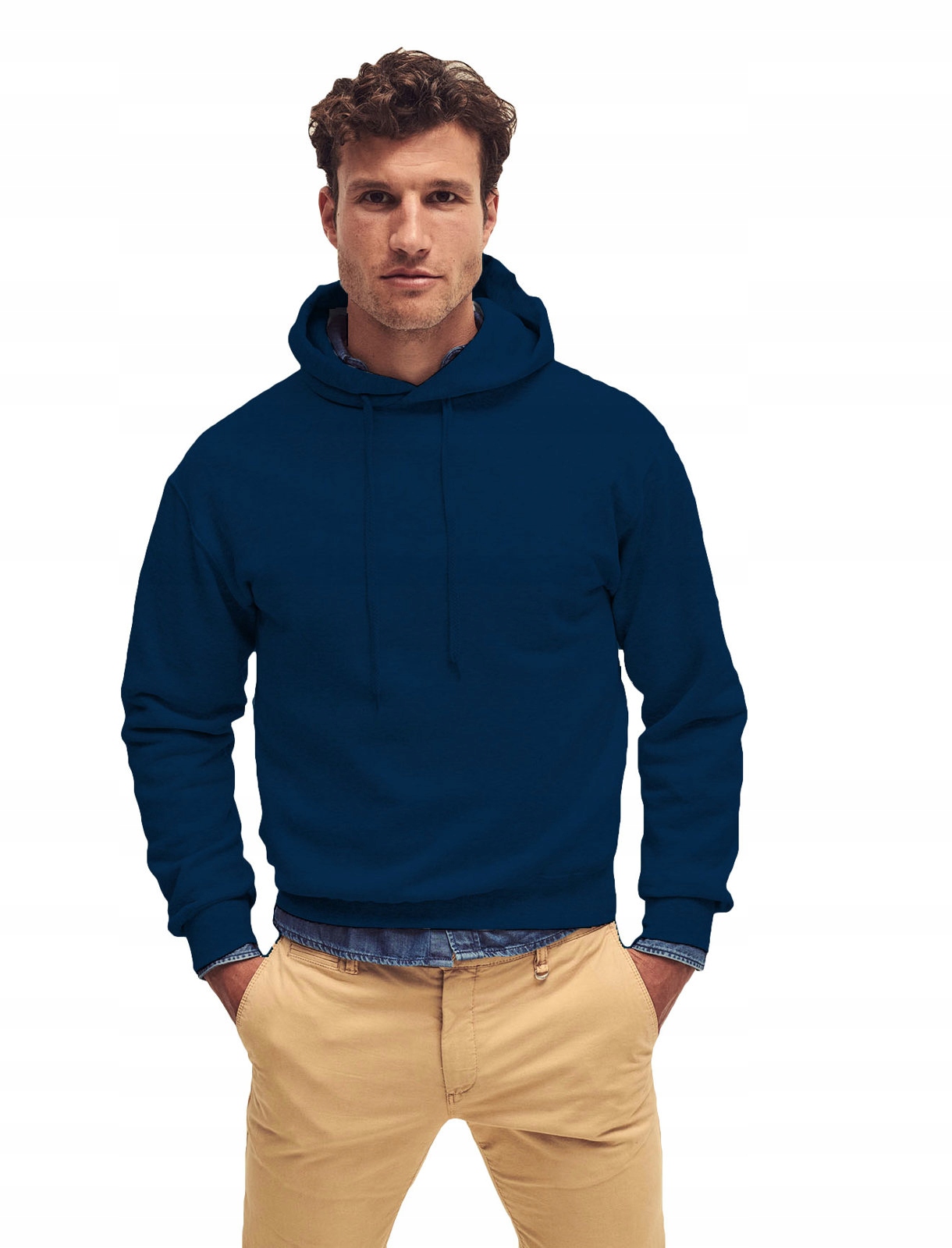 

Bluza męska Z Kapturem, Fruit Classic, granat L