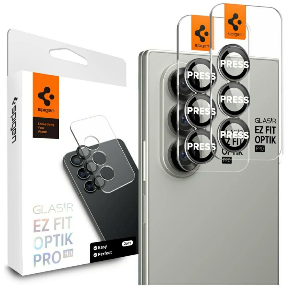 [ 2szt] Szkło na obiektyw aparatu Spigen Optik Pro Hd do Galaxy Z Fold7