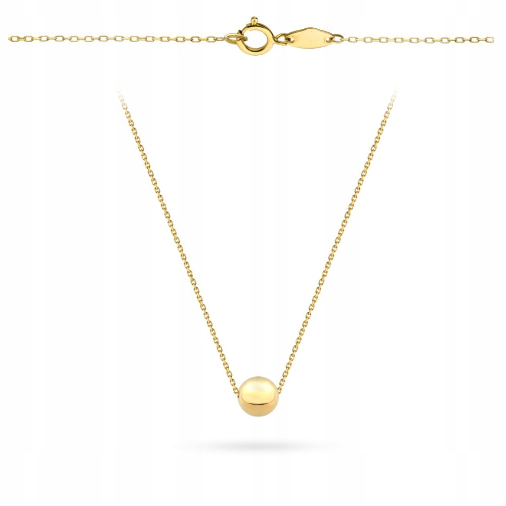 Zlatý Náhrdelník Řetízek pr. 585 Kulička Kolečko 14k